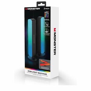 RGB Light Bar Pair Multi-position base.